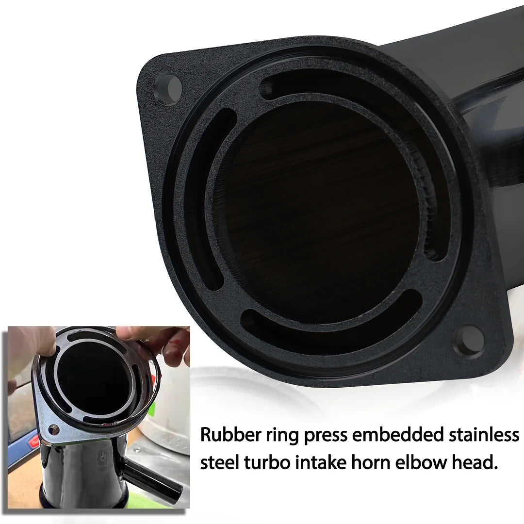 3.5"Turbo Intake Horn Kit For 2017-2019 GM 6.6L L5P Duramax